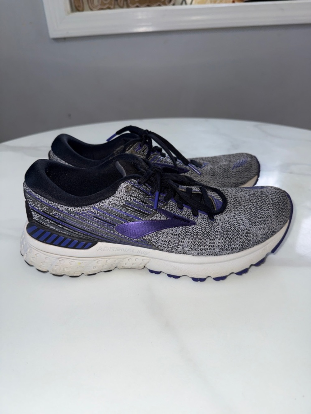 Brooks Gray and Purple Women's Running Shoes